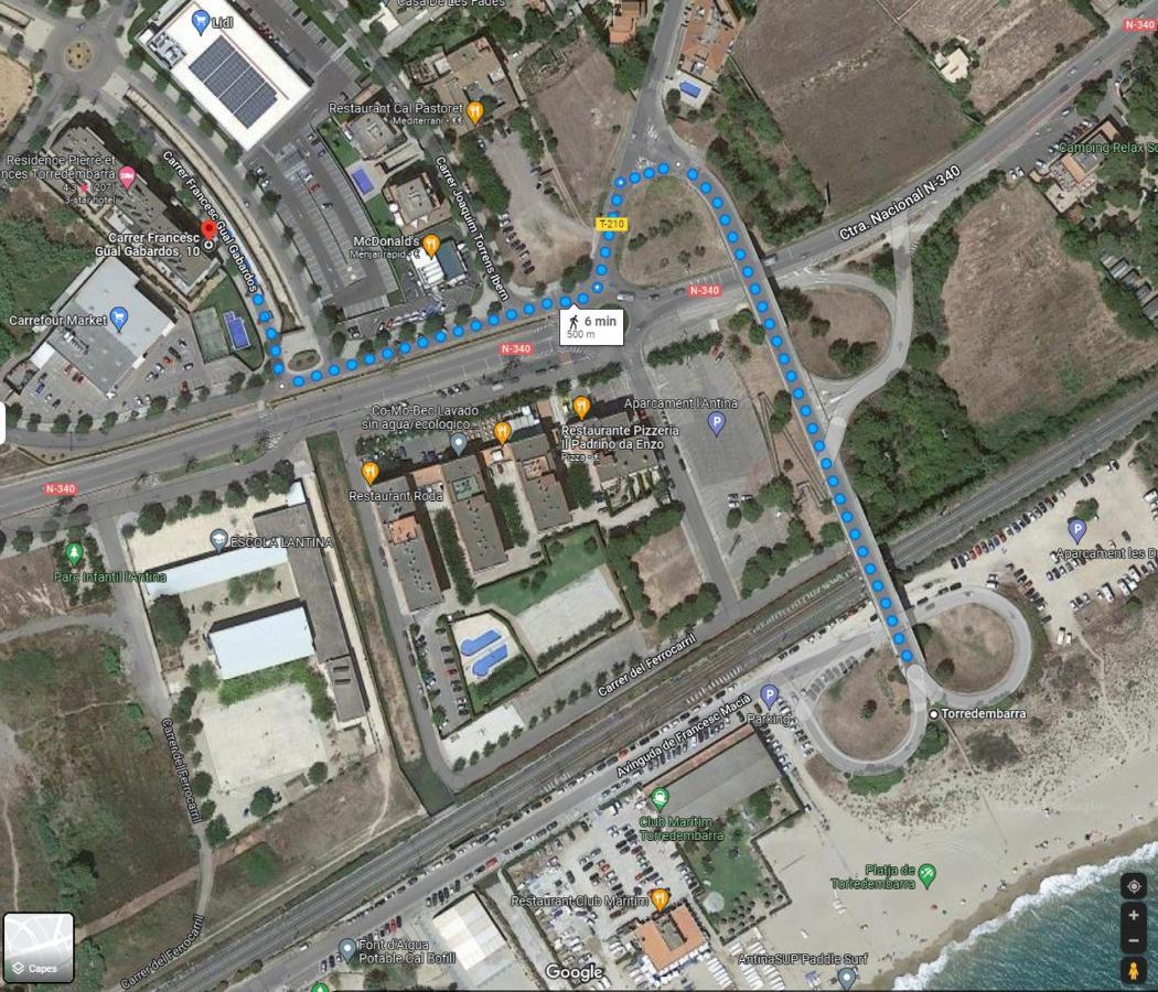 Apartamento Diseno Con Jardin Privado A 100 Metros Del Mar Torredembarra Kültér fotó